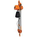 Vestil Steel Economy Chain Hoist with Chain Container 1 Phase 10000 Lb. Capacity Orange - H-10000-1