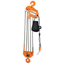 Vestil Steel Economy Chain Hoist with Chain Container 1 Phase 10000 Lb. Capacity Orange - H-10000-1