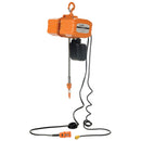 Vestil Steel Economy Chain Hoist with Chain Container 1 Phase 2000 Lb. Capacity Orange - H-2000-1