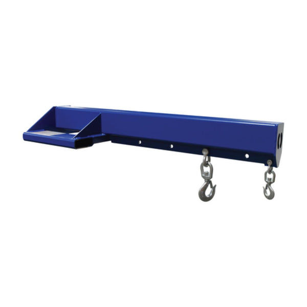Vestil Steel Economy Non Telescoping Lift Boom 24 In. Fork Pocket Center 8,000 Lb. Capacity Blue and Yellow - LM-EBNT-8-24
