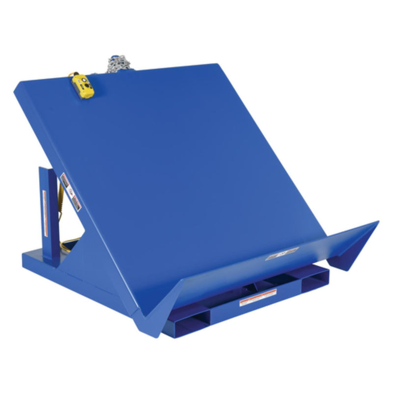 Vestil Steel Efficiency Master Tilt Table 48 In. x 48 In. 2000 Lb. Capacity Blue - EM1-200-4848-2