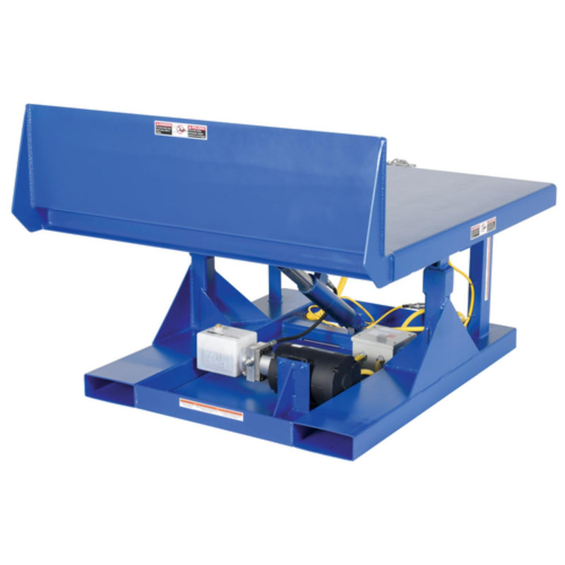 Vestil Steel Efficiency Master Tilt Table 48 In. x 48 In. 2000 Lb. Capacity Blue - EM1-200-4848-2