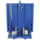 Vestil Steel Efficiency Master Tilt Table 90 Degree Tilt 42 In. x 50 In. 2000 Lb. Capacity Blue - EM1-500-4250-2