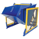 Vestil Steel Electric Hydraulic Box Dumper 48 In. Dump Height 4,000 Lb. Capacity Blue - HBD-4-48