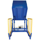 Vestil Steel Electric Hydraulic Box Dumper 48 In. Dump Height 4,000 Lb. Capacity Blue - HBD-4-48