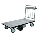 Vestil Steel Electric Material Handling Cart No Sides 28 In. x 60 In. 1500 Lb. Capacity Gray - EMHC-2860-1