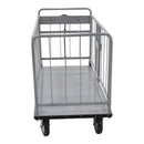 Vestil Steel Electric Material Handling Cart with Sides 28 In. x 60 In. 1500 Lb. Capacity Gray - EMHC-2860-2