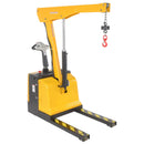 Vestil Steel Electric Powered Low Profile Floor Crane 1600 Lb. Capacity Yellow - EPFC-16-LP