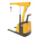 Vestil Steel Electric Powered Low Profile Floor Crane 1600 Lb. Capacity Yellow - EPFC-16-LP