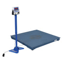 Vestil Steel Electronic Digital Floor Scale 48 In. x 48 In. x 4-1/2 In. 10,000 Lb. Capacity Blue - SCALE-S-CFT-44-10K