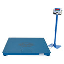 Vestil Steel Electronic Digital Floor Scale 48 In. x 48 In. x 4-1/2 In. 5,000 Lb. Capacity Blue -  SCALE-S-CFT-44-5K