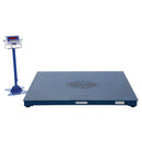 Vestil Steel Electronic Digital Floor Scale 60 In. x 60 In. x 4-1/2 In. 5,000 Lb. Capacity Blue - SCALE-S-CFT-55-5K