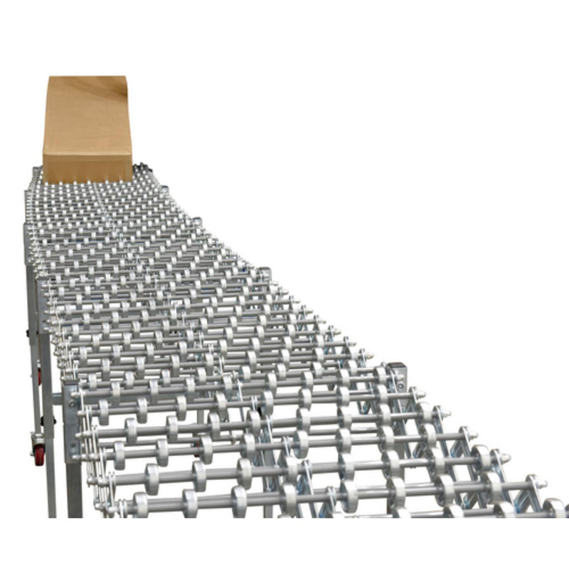Vestil Steel Expandable Conveyor Skate 200 Lb. Capacity Silver - EXCNV-S-24-24