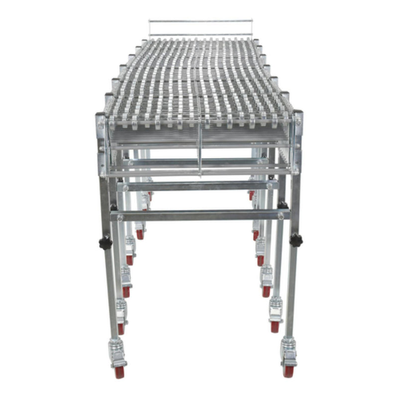 Vestil Steel Expandable Conveyor Skate 200 Lb. Capacity Silver - EXCNV-S-24-24