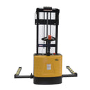 Vestil Steel Fixed Fork Lift Stacker 62 In. Raised Height 2,000 Lb. Capacity Black / Yellow - S-62-FA