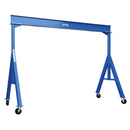 Vestil Steel Fixed Gantry Crane with Phenolic Casters 15 Ft. 8000 Lb. Capacity Blue - FHS-8-15