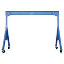 Vestil Steel Fixed Gantry Crane with Phenolic Casters 15 Ft. 8000 Lb. Capacity Blue - FHS-8-15