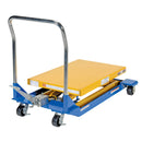 Vestil Steel Foot Pump Scissor Cart 36 In. x 24 In. 1000 Lb. Capacity Blue / Yellow - CART-23-10-M