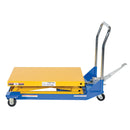 Vestil Steel Foot Pump Scissor Cart 36 In. x 24 In. 1000 Lb. Capacity Blue / Yellow - CART-23-10-M