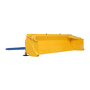Vestil Steel Fork Mount Snow Pusher 72" Blade Blue/Yellow - SPB-VP-848-72