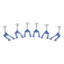 Vestil Steel Full Featured Pallet Trucks 6 Pack 27 In. x 48 In. 5,000 Lb. Capacity Blue - PM5-2748-BL-6PKG