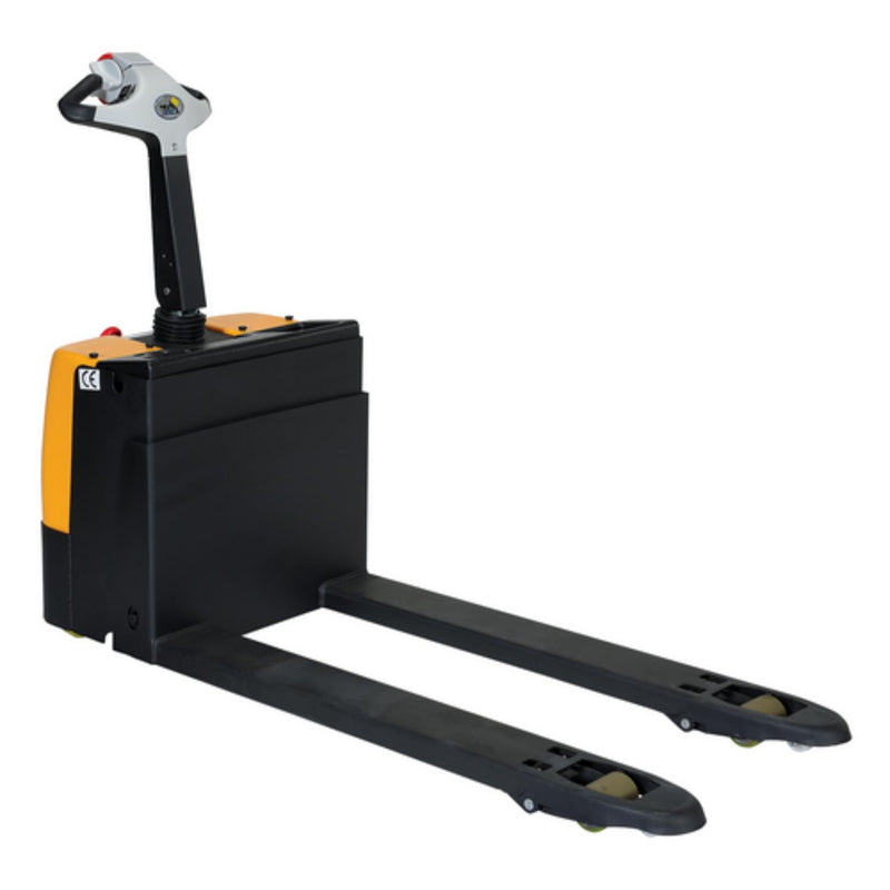 Vestil Steel Fully Powered Electric Pallet Truck with Lead Acid Batteries 25 In. x 47 In. 3000 Lb. Capacity Black - EPT-2547-30-E
