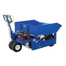 Vestil Steel Gas Powered Drive and Tilt All-Terrain Hopper Truck 2/3 Cubic Yard 3,000 Lb. Capacity Blue - ALL-T-GPT-HOP