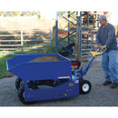 Vestil Steel Gas Powered Drive and Tilt All-Terrain Hopper Truck 2/3 Cubic Yard 3,000 Lb. Capacity Blue - ALL-T-GPT-HOP
