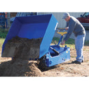 Vestil Steel Gas Powered Drive and Tilt All-Terrain Hopper Truck 2/3 Cubic Yard 3,000 Lb. Capacity Blue - ALL-T-GPT-HOP