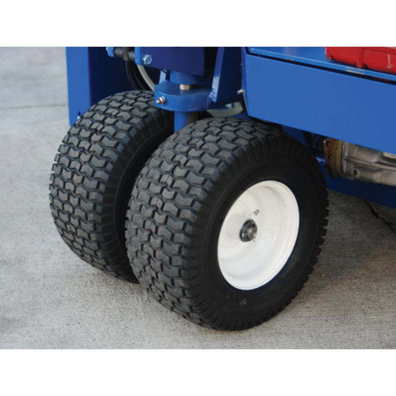 Vestil Steel Gas Powered Drive and Tilt All-Terrain Hopper Truck 2/3 Cubic Yard 3,000 Lb. Capacity Blue - ALL-T-GPT-HOP