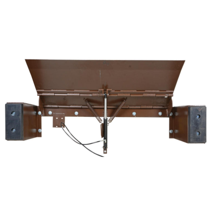 Vestil Steel Hand Pump Edge-O-Dock Leveler 72 In. Ramp Width x 36-5/8 In. Ramp Length 15,000 Lb. Capacity Brown - PP-1572-36