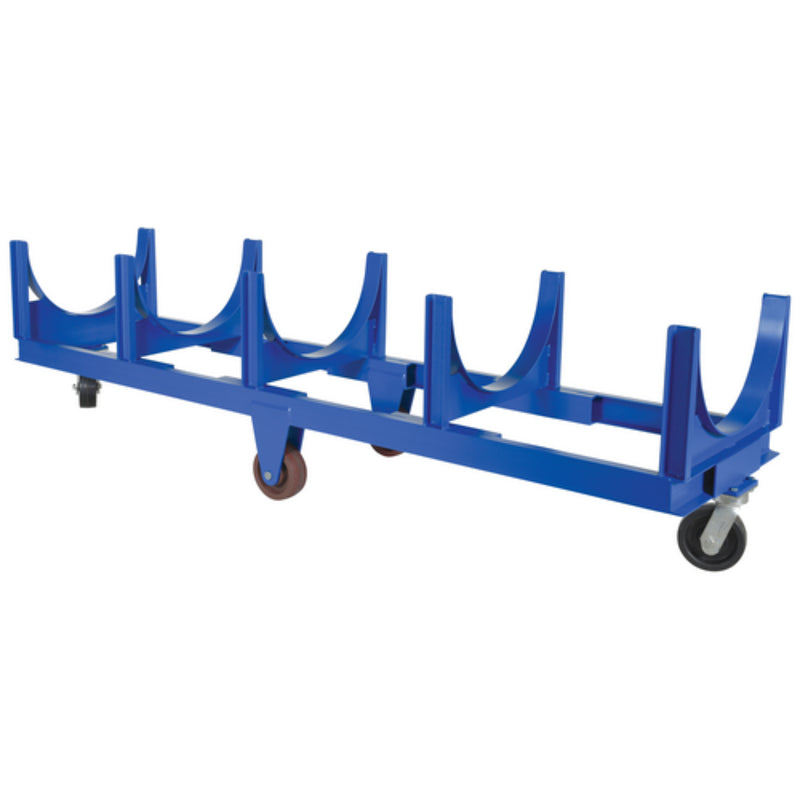 Vestil Steel Heavy Duty Cradle 123-1/16 In. x 31-1/2 In. x 32-3/8 In. 10000 Lb. Capacity Blue - DCC-28120-10