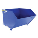 Vestil Steel Heavy Duty Low Profile Self Dumping Hopper 1-1/2 Cubic Yard 6000 Lb. Capacity Blue - H-150-HD