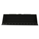 Vestil Steel Heavy Duty Low Profile Skid Steer Bucket 72 In. Black - EA-SKSB-72-LPX