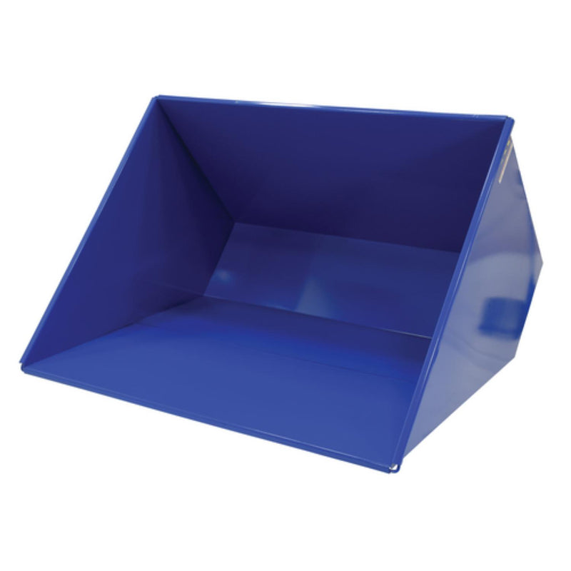 Vestil Steel Heavy Duty Self Dumping Hopper 3 Cubic Yard 6000 Lb. Capacity Blue - D-300-HD