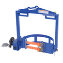Vestil Steel Hoist Mounted Drum Carrier/Rotator 55 Gallon 2000 Lb. Capacity Blue - DCT-2000