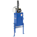 Vestil Steel Hydraulic Pail Crusher 5 Gallon Capacity Blue - HPC-405