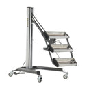 Vestil Steel Infrared Heater 3 Panel 230 Volt 1 Phase Black/Silver - HEAT-3P-230-1