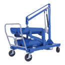 Vestil Steel LP Tank Truck 137-9/16 In. x 33-13/16 In. x 97-11/16 In. 6 Tank Capacity Blue - LP-6