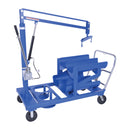 Vestil Steel LP Tank Truck 137-9/16 In. x 33-13/16 In. x 97-11/16 In. 6 Tank Capacity Blue - LP-6