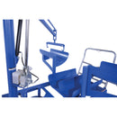 Vestil Steel LP Tank Truck 137-9/16 In. x 33-13/16 In. x 97-11/16 In. 6 Tank Capacity Blue - LP-6