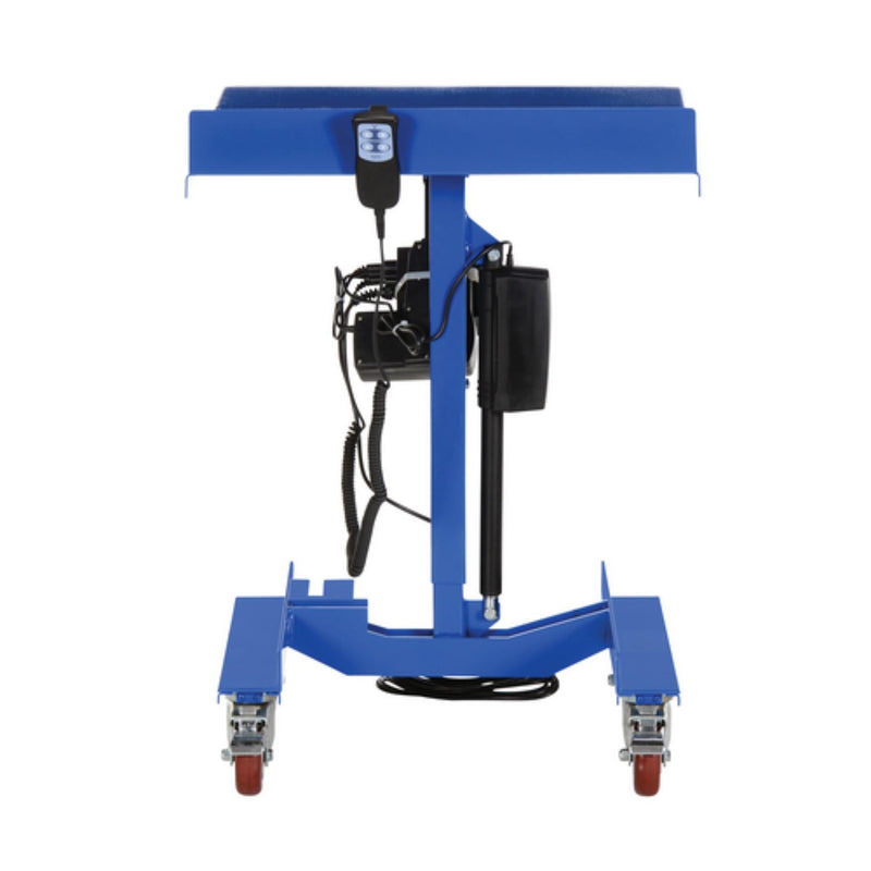 Vestil Steel Linear Actuated Tilt Table 24 In. x 24 In. 300 Lb. Capacity Blue - WT-2424-LA