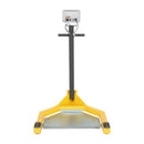 Vestil Steel Low Profile Drum Dolly with Scale 38-1/2 In. x 31-1/2 In. x 49-1/4 In. 800 Lb. Capacity Black / Yellow - LO-DC-SCL