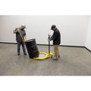 Vestil Steel Low Profile Drum Dolly with Scale 38-1/2 In. x 31-1/2 In. x 49-1/4 In. 800 Lb. Capacity Black / Yellow - LO-DC-SCL