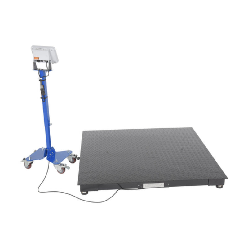 Vestil Steel Low Profile Floor Scale 48 In. x 48 In. 4,000 Lb. Capacity Black - VLPFS-4A