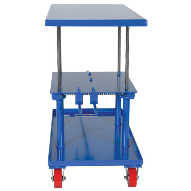 Vestil Steel Low Profile Post Table 24 In. x 48 In. 2000 Lb. Capacity Blue - MT-2448-LP