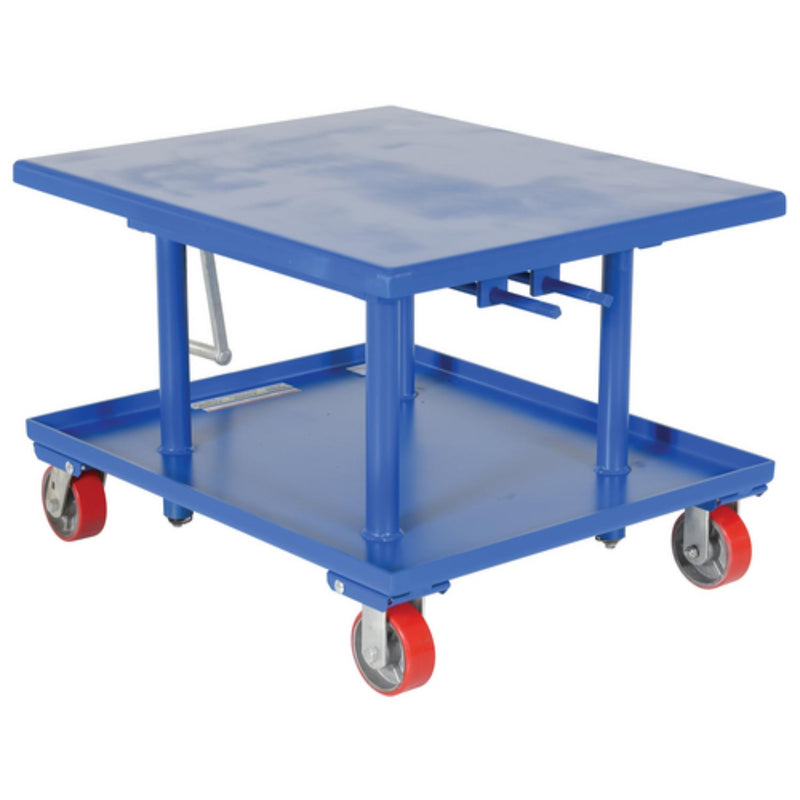 Vestil Steel Low Profile Post Table 30 In. x 36 In. 2000 Lb. Capacity Blue - MT-3036-LP