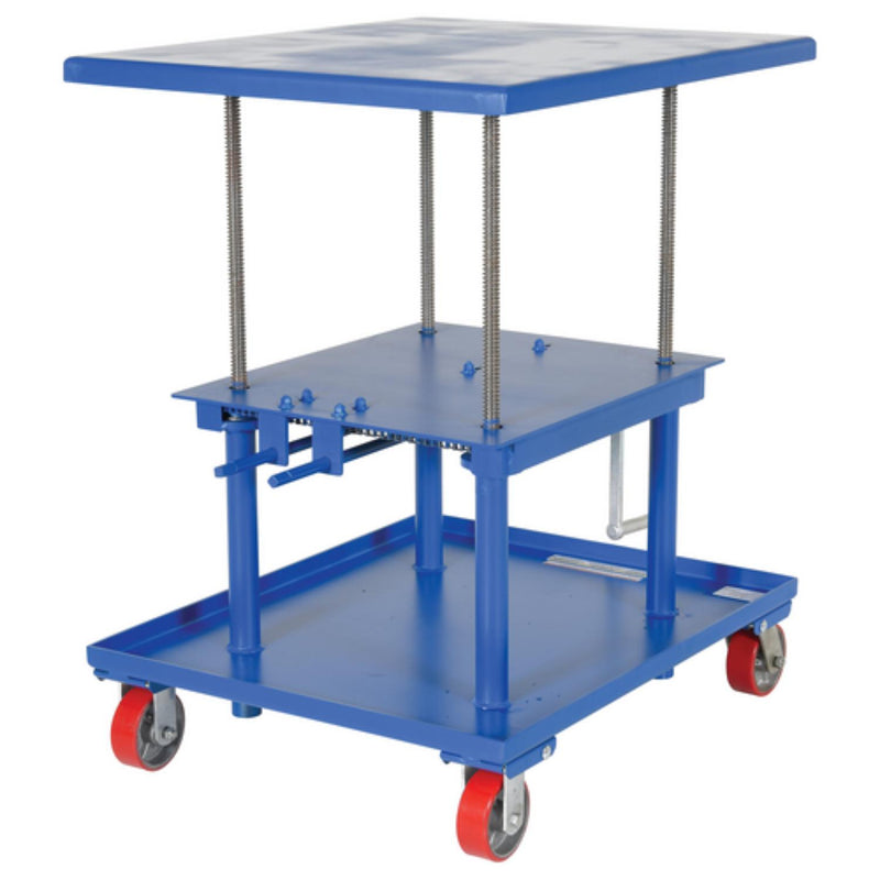 Vestil Steel Low Profile Post Table 30 In. x 36 In. 2000 Lb. Capacity Blue - MT-3036-LP