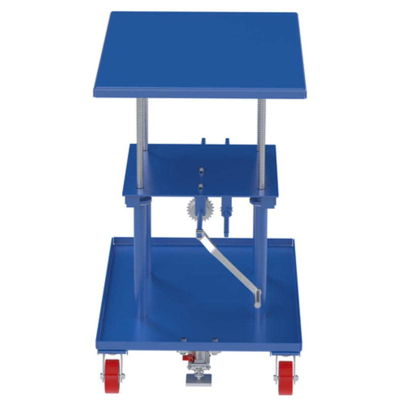 Vestil Steel Low Profile Post Table 30 In. x 48 In. 2000 Lb. Capacity Blue - MT-3048-LP