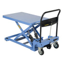 Vestil Steel Low Profile Scissor Carts 23-3/4 In. x 35-5/8 In. 900 Lb. Capacity Blue - CART-900-LP